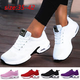 Fashion Women Lightweight Sneakers Vulcanize Shoes Outdoor Sport Shoes Breathable Mesh Comfort Casual Shoes Air Cushion Lace Up - ENSEIGNE DENIS
