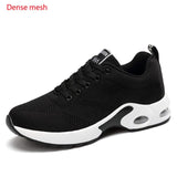 Fashion Women Lightweight Sneakers Vulcanize Shoes Outdoor Sport Shoes Breathable Mesh Comfort Casual Shoes Air Cushion Lace Up - ENSEIGNE DENIS