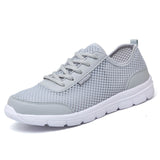 Fashion Women Lightweight Sneakers Vulcanize Shoes Outdoor Sport Shoes Breathable Mesh Comfort Casual Shoes Air Cushion Lace Up - ENSEIGNE DENIS