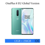 Global Rom OnePlus 8 5G Smartphone 8GB 128GB Snapdragon 865 Octa Core 6.55'' 90Hz Fluid Display UFS 3.0 48MP Triple Cams WiFi 6 - ENSEIGNE DENIS