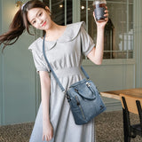 2020 New High Quality Leather Backpack Women Shoulder Bags Multifunction Travel Backpack School Bags for Girls Bagpack mochila