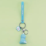 Creative Cartoon Geometric Faceted Dinosaur Panda Doll Keychain Couple Car Key Chain Backpack Hanging Gift - ENSEIGNE DENIS