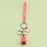 Creative Cartoon Geometric Faceted Dinosaur Panda Doll Keychain Couple Car Key Chain Backpack Hanging Gift - ENSEIGNE DENIS