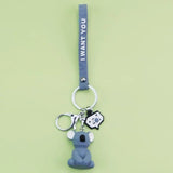 Creative Cartoon Geometric Faceted Dinosaur Panda Doll Keychain Couple Car Key Chain Backpack Hanging Gift - ENSEIGNE DENIS