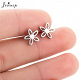 Jisensp Stainless Steel Ballet Earrings for Women Music Earing Fashion Tree of Life Stud Earring Girls Jewelry Kids Accessories - ENSEIGNE DENIS