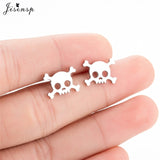 Jisensp Stainless Steel Ballet Earrings for Women Music Earing Fashion Tree of Life Stud Earring Girls Jewelry Kids Accessories - ENSEIGNE DENIS