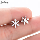 Jisensp Stainless Steel Ballet Earrings for Women Music Earing Fashion Tree of Life Stud Earring Girls Jewelry Kids Accessories - ENSEIGNE DENIS