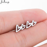 Jisensp Stainless Steel Ballet Earrings for Women Music Earing Fashion Tree of Life Stud Earring Girls Jewelry Kids Accessories - ENSEIGNE DENIS