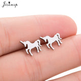 Jisensp Stainless Steel Ballet Earrings for Women Music Earing Fashion Tree of Life Stud Earring Girls Jewelry Kids Accessories - ENSEIGNE DENIS