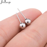 Jisensp Stainless Steel Ballet Earrings for Women Music Earing Fashion Tree of Life Stud Earring Girls Jewelry Kids Accessories - ENSEIGNE DENIS