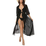 3XL Plus Size Beach Long Maxi Dress Women Beach Cover Up Tunic Pareo White V Neck Dress Robe Swimwear Bathing Suit Beachwear - ENSEIGNE DENIS