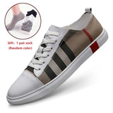 MR CO Fashion Mens Breathable Skateboard Shoes Men Fashion Sneakers High Quality Trainers Shoes Casual Genuine Leather Shoes - ENSEIGNE DENIS