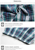 5 pcs Mens Underwear Boxers Shorts Casual Cotton Sleep Underpants Quality Plaid Loose Comfortable Homewear Striped Arrow Panties