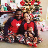 Family Christmas Pajamas Set Warm Adult Kids Girls Boy Mommy Sleepwear Nightwear Mother Daughter Clothes Matching Family Outfits