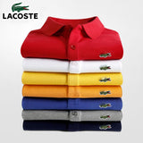 Men Summer Polo Shirt Brand Fashion Cotton Short Sleeve Polo Crocodile Shirts Male Solid Jersey Breathable Tops Tees 321 - ENSEIGNE DENIS