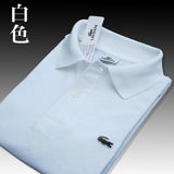 Men Summer Polo Shirt Brand Fashion Cotton Short Sleeve Polo Crocodile Shirts Male Solid Jersey Breathable Tops Tees 321 - ENSEIGNE DENIS
