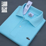 Men Summer Polo Shirt Brand Fashion Cotton Short Sleeve Polo Crocodile Shirts Male Solid Jersey Breathable Tops Tees 321 - ENSEIGNE DENIS