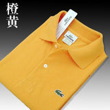 Men Summer Polo Shirt Brand Fashion Cotton Short Sleeve Polo Crocodile Shirts Male Solid Jersey Breathable Tops Tees 321 - ENSEIGNE DENIS