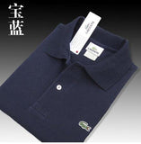 Men Summer Polo Shirt Brand Fashion Cotton Short Sleeve Polo Crocodile Shirts Male Solid Jersey Breathable Tops Tees 321 - ENSEIGNE DENIS