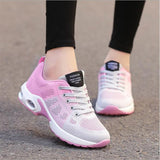 Women Air Cushion Sneakers Breathable Running Shoes Men Women Outdoor Fitness Sports Shoes Female Lace-up Casual Shoes - ENSEIGNE DENIS