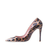 New sexy night club party wedding shoes women Leopard print high heels slip on pointed toe 12cm stiletto pump QP033 ROVICIYA - ENSEIGNE DENIS