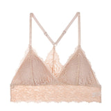 1/2PCS Women Bralette French Style Lace Bra Girls Triangle Cup Lingerie Deep V Wireless Underwear Soft Thin Seamless Bra