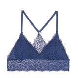 1/2PCS Women Bralette French Style Lace Bra Girls Triangle Cup Lingerie Deep V Wireless Underwear Soft Thin Seamless Bra