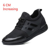 RayZing 2020 Men's Fashion Sneakers Man Casual Shoes Breathable Men Genuine Leather Shoes Big size Increasing Office Footwear - ENSEIGNE DENIS