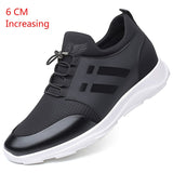RayZing 2020 Men's Fashion Sneakers Man Casual Shoes Breathable Men Genuine Leather Shoes Big size Increasing Office Footwear - ENSEIGNE DENIS