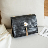 Small PU Leather Shoulder Bags Women Girls Floral Printed Crossbody Bags Classic Elegant Crossbody Shoulder Bags For Women 2020
