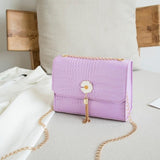 Small PU Leather Shoulder Bags Women Girls Floral Printed Crossbody Bags Classic Elegant Crossbody Shoulder Bags For Women 2020