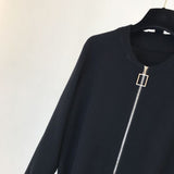 2020 autumn Knitted sweater suit casual new product temperament chain vest knitted jacket + elastic pants three-piece sets TZ423