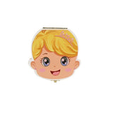 Baby Wood Tooth Box Organizer Spanish English Russian Teeth Storage Collect for Boys Girls Umbilical Save Keepsake Souvenir