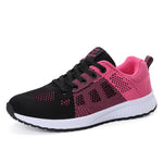 2020 New Women Shoes Flats Fashion Casual Ladies Shoes Woman Lace-Up Mesh Breathable Female Sneakers Zapatillas Mujer