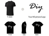 NO LOGO Price Cotton Short Sleeve Solid Color O-neck T-shirt Tops Tee Customized Print Your Own Design Printed Unisex Tshirt