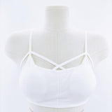 Women Sexy Crop Tops Bra Tube Top Female Streetwear Sleeveless Seamless Sports Bra Crop Camis Top Tee Bandeau Top Basic Tank