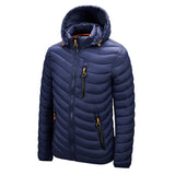 CHAIFENKO Brand Winter Warm Waterproof Jacket Men 2020 New Autumn Thick Hooded Parkas Mens Fashion Casual Slim Jacket Coat Men