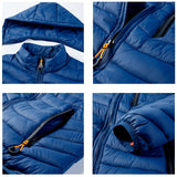 CHAIFENKO Brand Winter Warm Waterproof Jacket Men 2020 New Autumn Thick Hooded Parkas Mens Fashion Casual Slim Jacket Coat Men