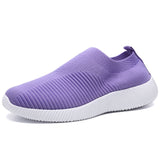 Rimocy Plus Size 46 Breathable Mesh Platform Sneakers Women Slip on Soft Ladies Casual Running Shoes Woman Knit Sock Shoes Flats - ENSEIGNE DENIS