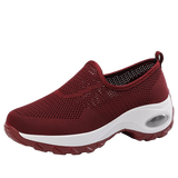 EOFK Women Sneakers Slip-On Spring Summer Cushioning Sports Shoes for Female Wine Red Comfortable Women's Loafers Flats - ENSEIGNE DENIS