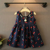2020 New Summer Girls' Dress Korean Strap Plaid Casual Sleeveless