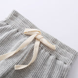 Baby Outfits Two Piece Solid Sets Infant Toddler Newborn Girls Boys Autumn Winter Baby Girl Boy Long Sleeve Romper Pants 0-24M