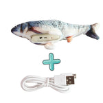 30CM Electronic Pet Cat Toy Electric USB Charging Simulation Fish Toys for Dog Cat Chewing Playing Biting Supplies Dropshiping