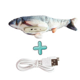 30CM Electronic Pet Cat Toy Electric USB Charging Simulation Fish Toys for Dog Cat Chewing Playing Biting Supplies Dropshiping