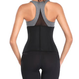Women Latex Waist Trainer Body Shaper Corsets with Zipper Cincher Corset Top Slimming Belt Black Shapers Shapewear Plus Size