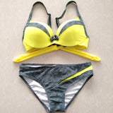 YCDYZ Sexy Push Up Bikini Set Swimsuit Women Swimwear Beach Bathing Female Brazilian Biquini Maillot De Bain Swim Suit 2018 - ENSEIGNE DENIS
