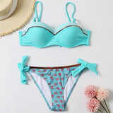 YCDYZ Sexy Push Up Bikini Set Swimsuit Women Swimwear Beach Bathing Female Brazilian Biquini Maillot De Bain Swim Suit 2018 - ENSEIGNE DENIS