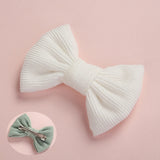 Baby Headband Bow Headbands For Girl Corduroy Head Band Thin Nylon Hairband Newborn Kids Toddler Hair Accessories Spring Summer