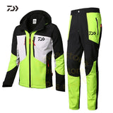 Fishing Clothes Waterproof Suit for Fishing Jacket Windproof Warm Thick Pants Fishing Shirt Sports Wear Fishing Suit Winter Men