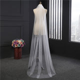 NZUK cheap Real Photos 3M or 2M White/Ivory Wedding Veil One-layer long Bridal Veil Head Veil Wedding Accessories Hot Sell